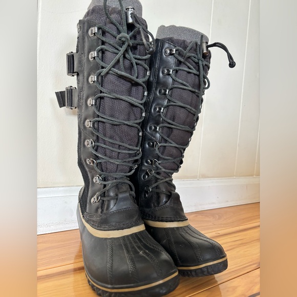 Sorel Women’s Conquest Carly ll Waterproof Duck Snow Boots NL2273-011 SIZE 8 - Picture 3 of 8